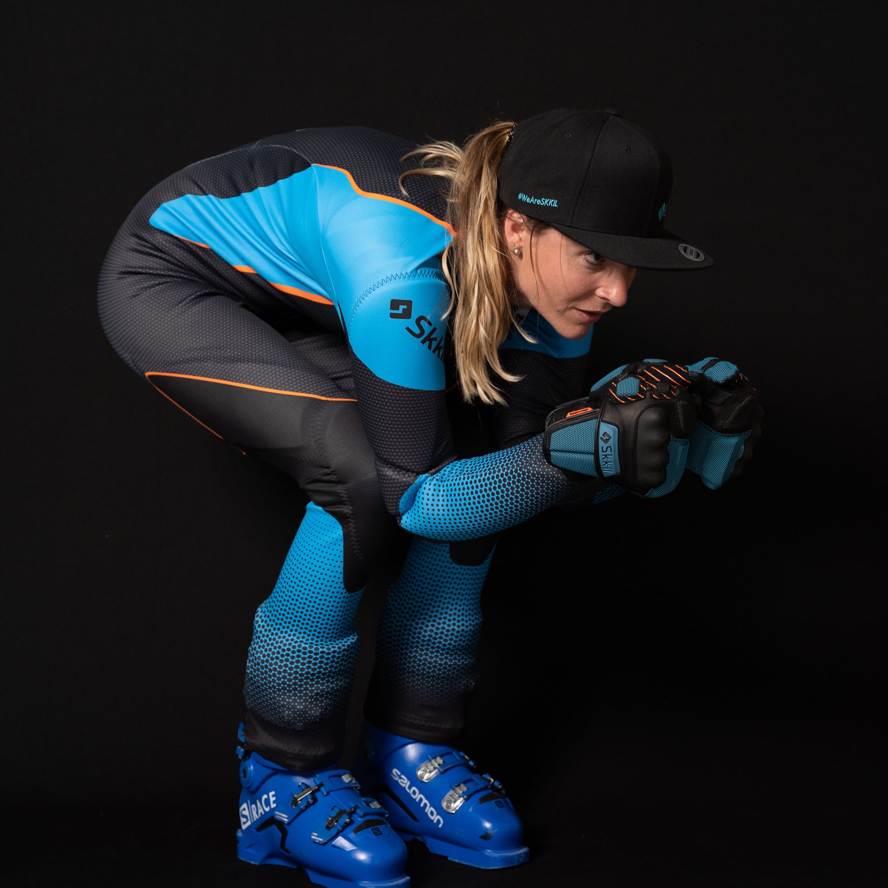 Combinaison ski racing DH femme normée FIS sans protections – SKKIL